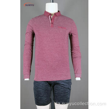 Herre Long Sleeve Polo T-Shirt